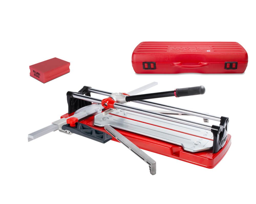 Rubi TR-600 Coupeur manuel magnétique + bloc de polissage diamant grain 200