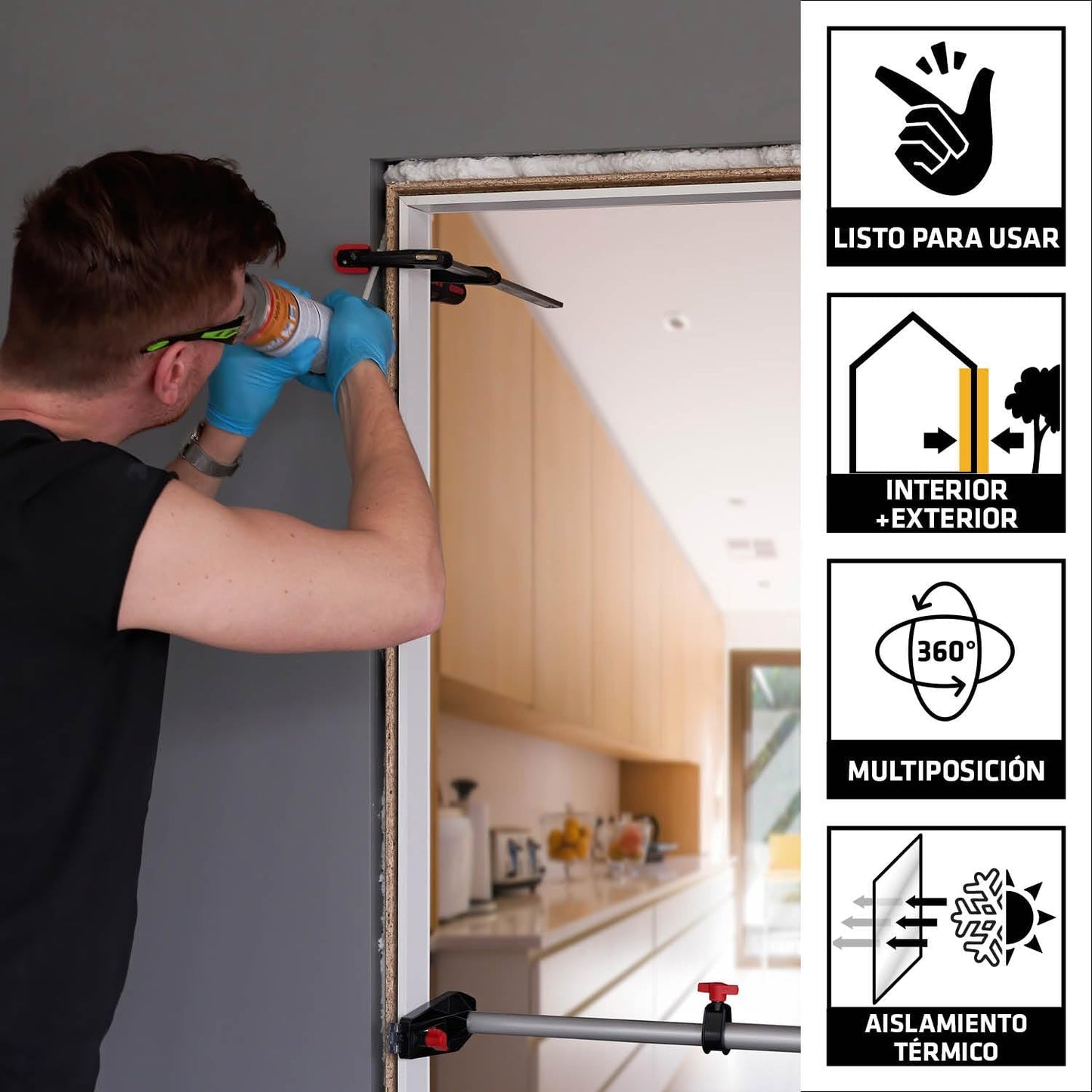 Mousse polyuréthane 750ml Sika Boom-151 Multiposition
