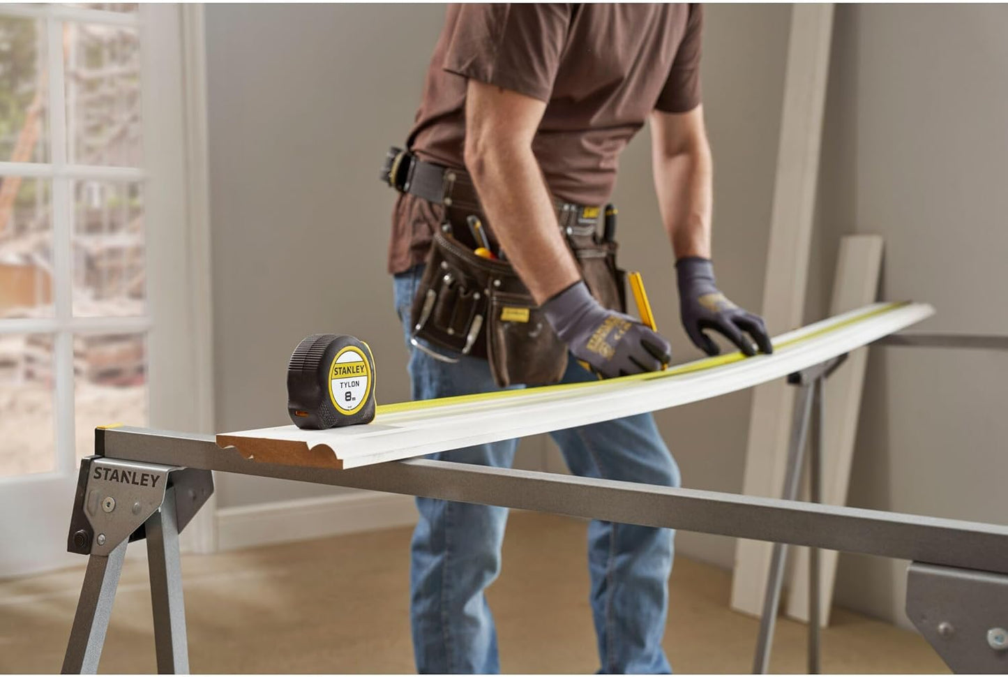 Flexomètre 8m Bi-matière Tylon Stanley 1-30-657