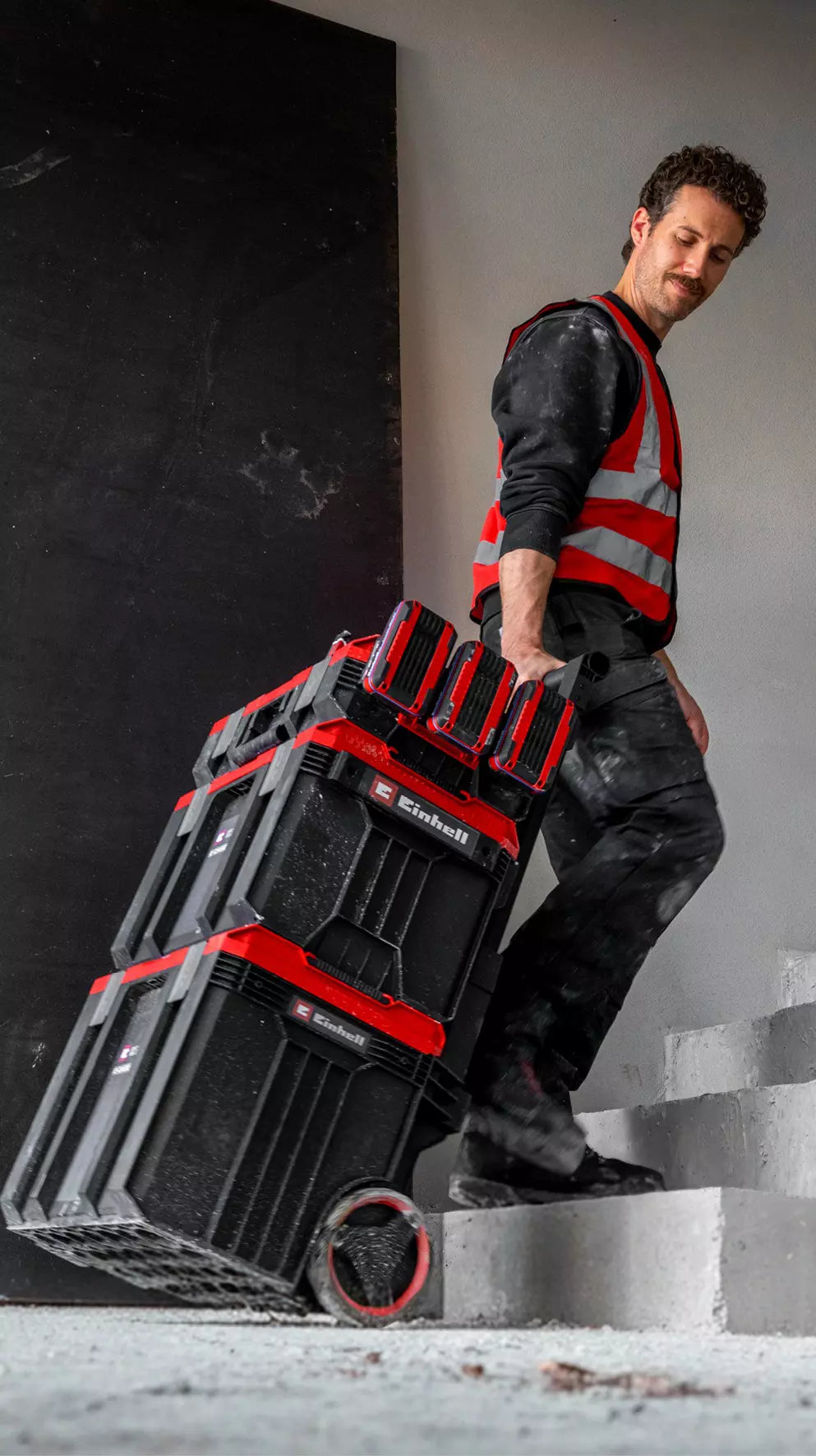 Mallette de transport Einhell E-Case L avec roulettes