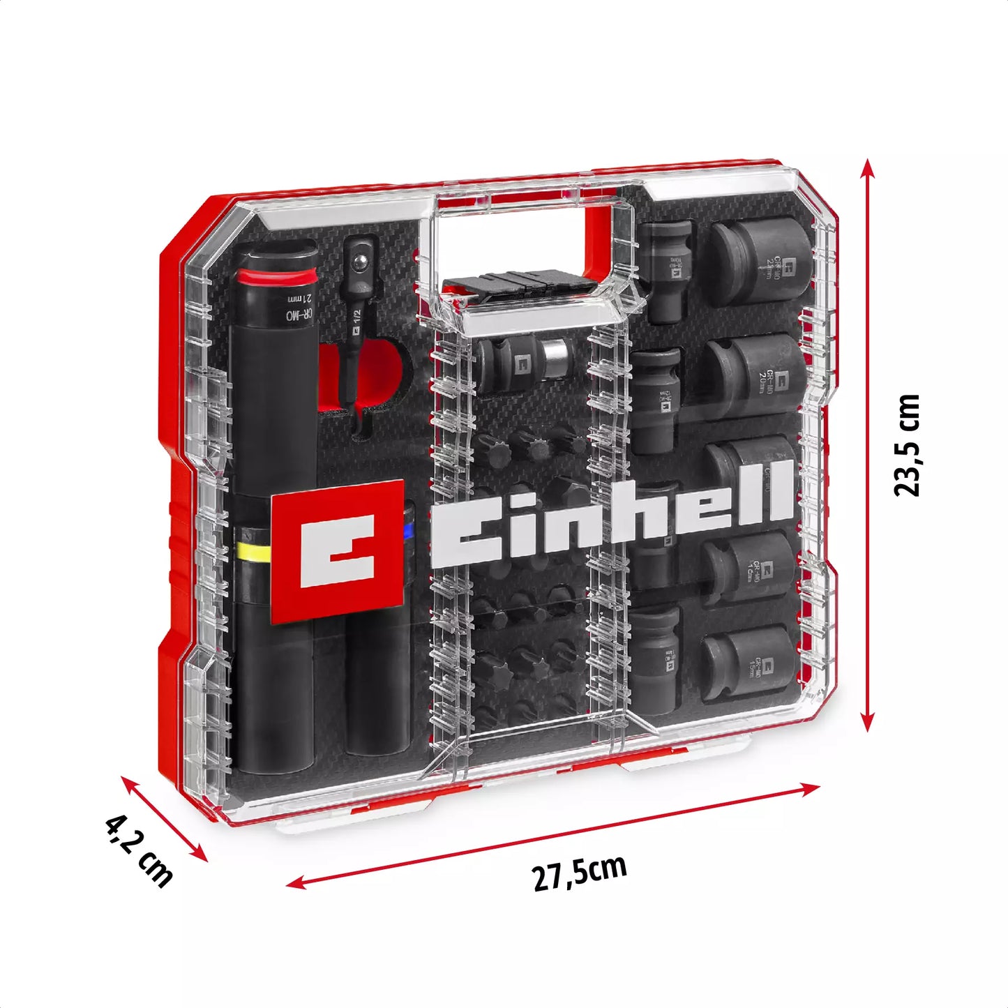 Coffret de douilles à chocs Einhell 49109288 32 pièces