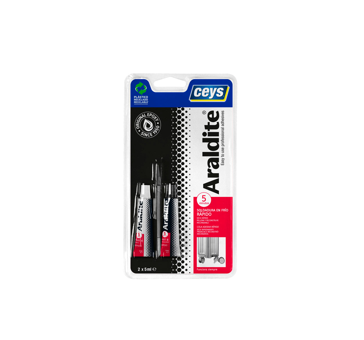 Colle rapide Ceys Araldite 2x5ml