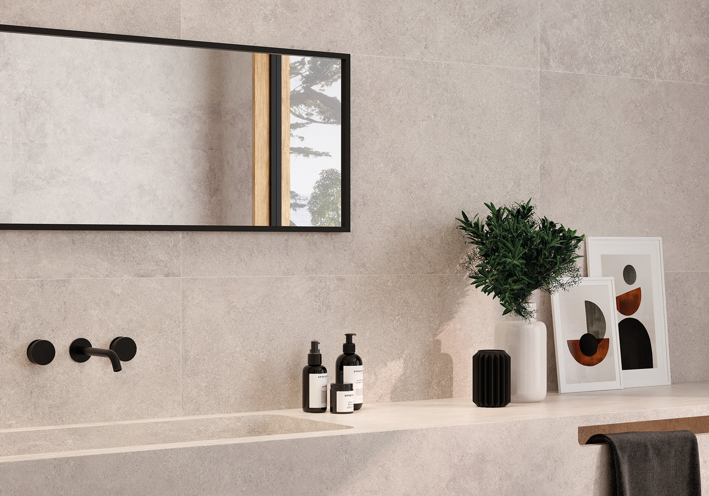 Carton 1,35m2 Vers Crème 30x90 Keraben