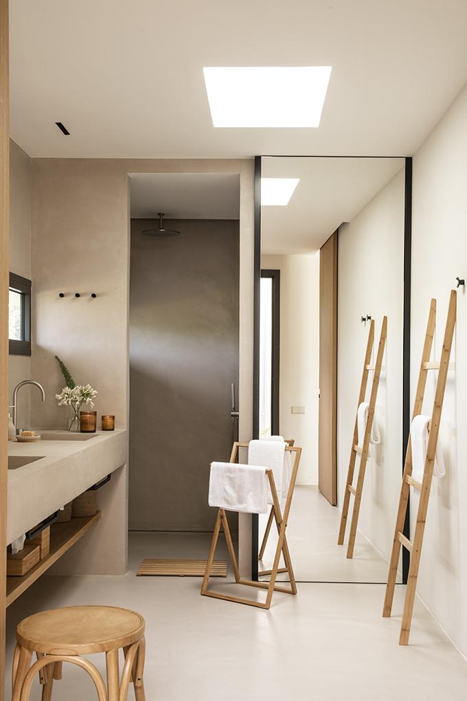 Escalera decorativa bambú 43×4×170cm Andrea House