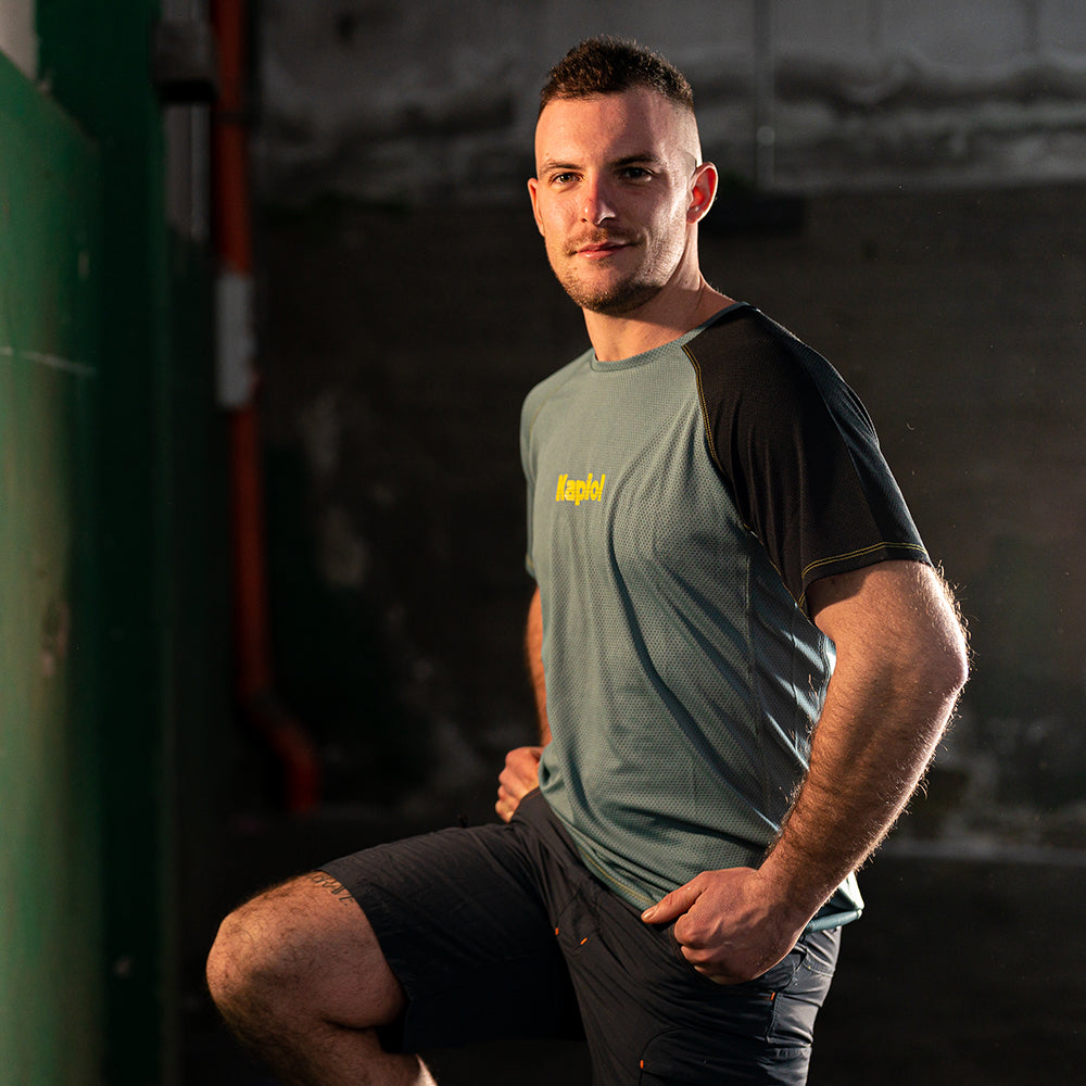 T-shirt respirant à manches courtes Kapriol à séchage rapide
