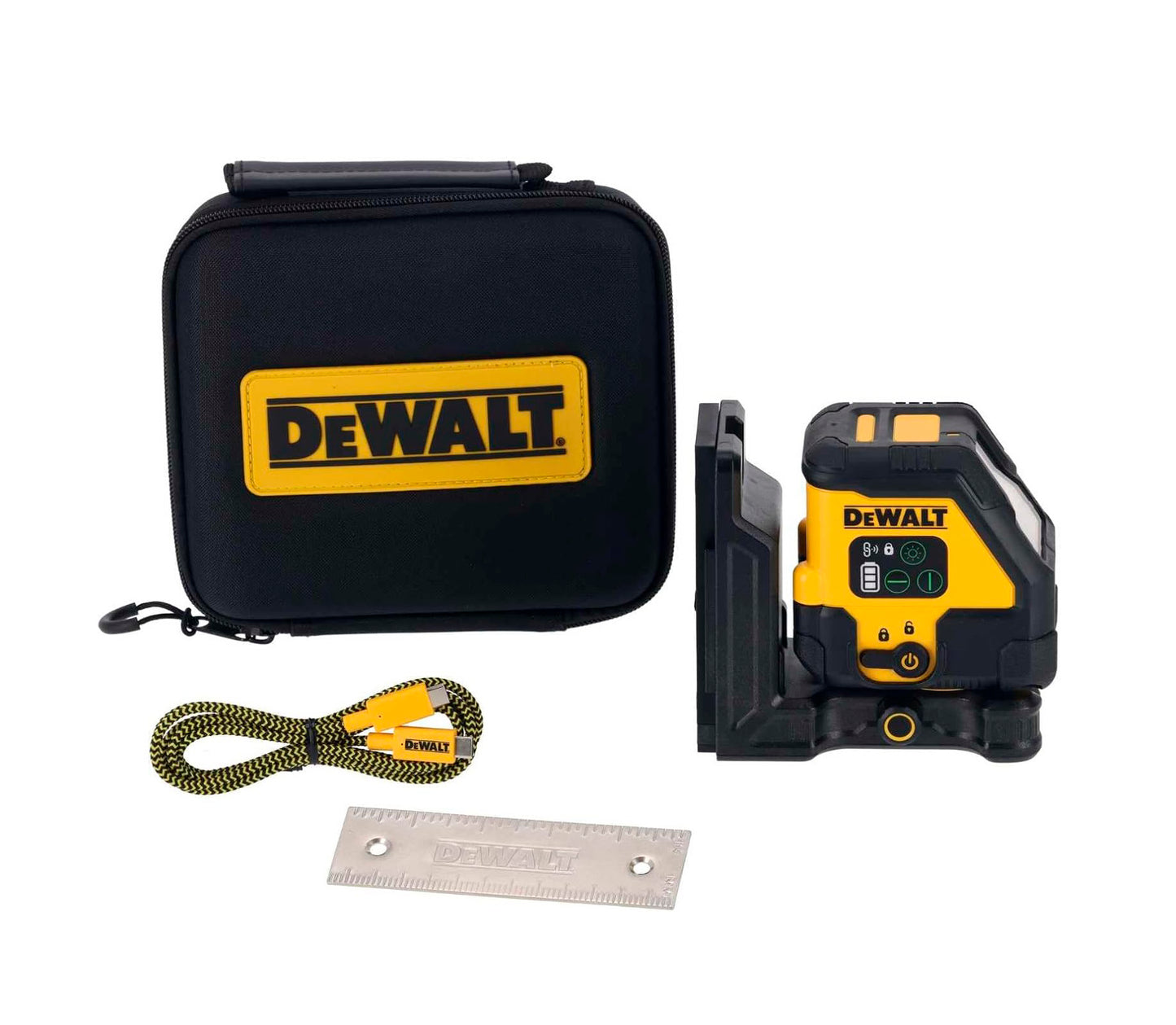 Niveau laser vert autonivelant à 2 lignes croisées USB-C Dewalt DCLE14201GB