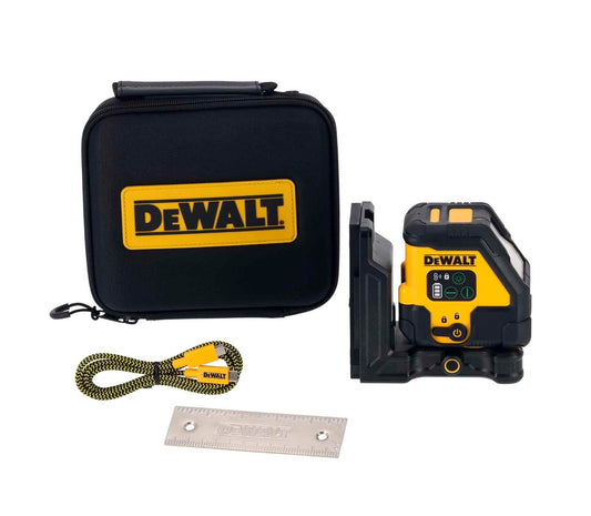 Niveau laser vert autonivelant à 2 lignes croisées USB-C Dewalt DCLE14201GB