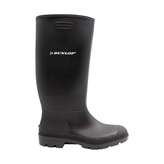 Botte en PVC noire à tige haute Dunlop 380PP