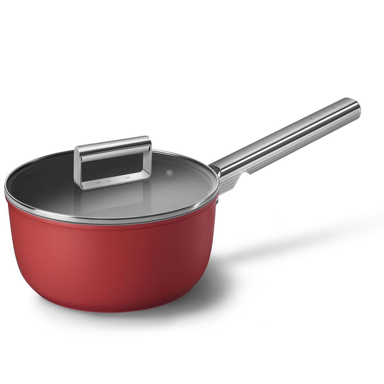 Set of 4 kitchen utensils Matte Red Smeg