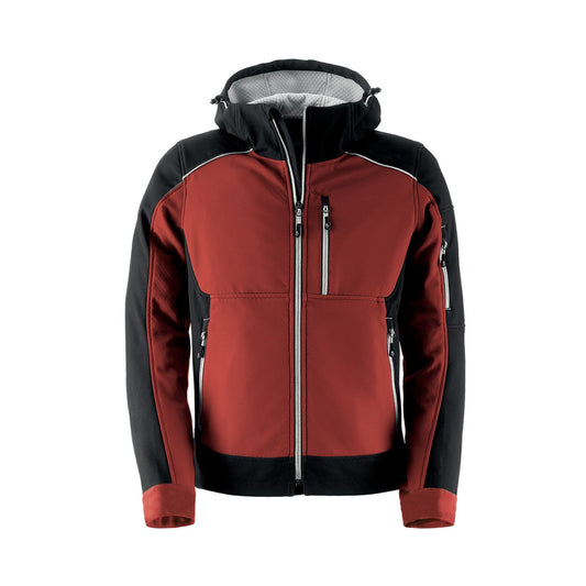 Softshell work jacket Kapriol Dynamic red/black