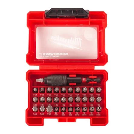 Coffret de 32 embouts Milwaukee SHOCKWAVE Impact Duty