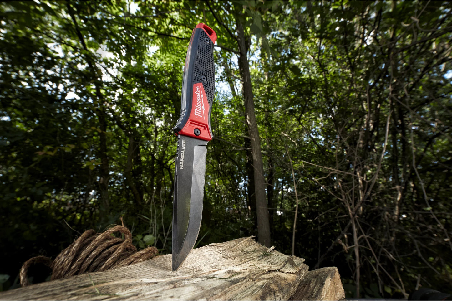 Cuchillo de hoja de acero AUS-8 fija 127mm Milwaukee