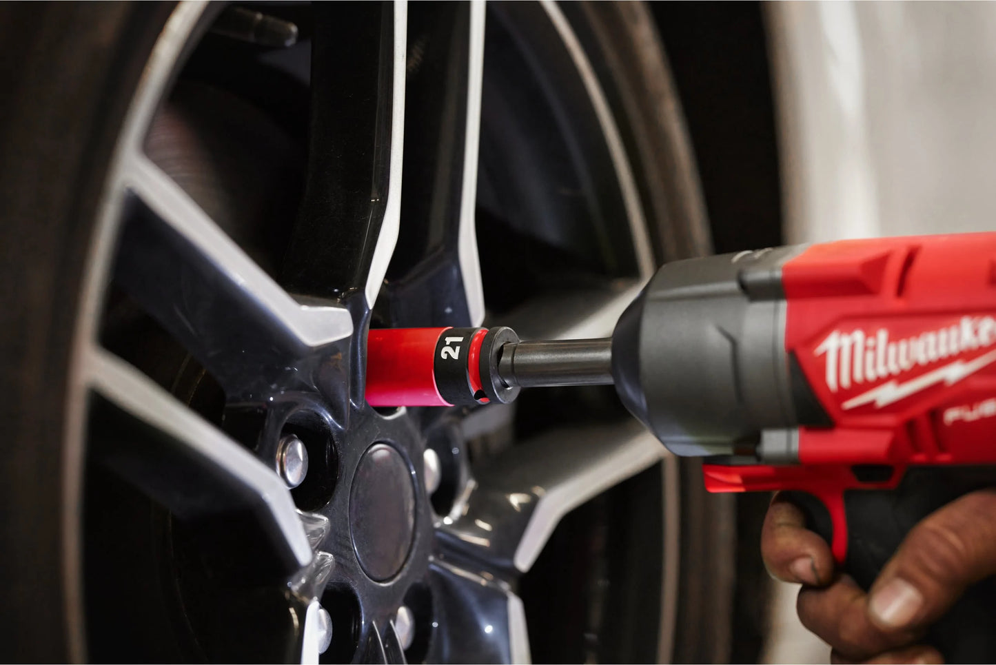 Jeu de 3 douilles à impact hexagonales Milwaukee 1/2" pour pneus