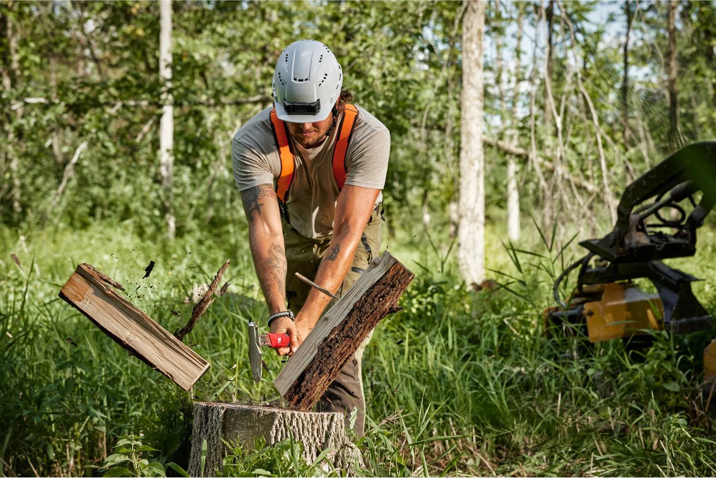 Hache en acier forgé 66 cm Milwaukee