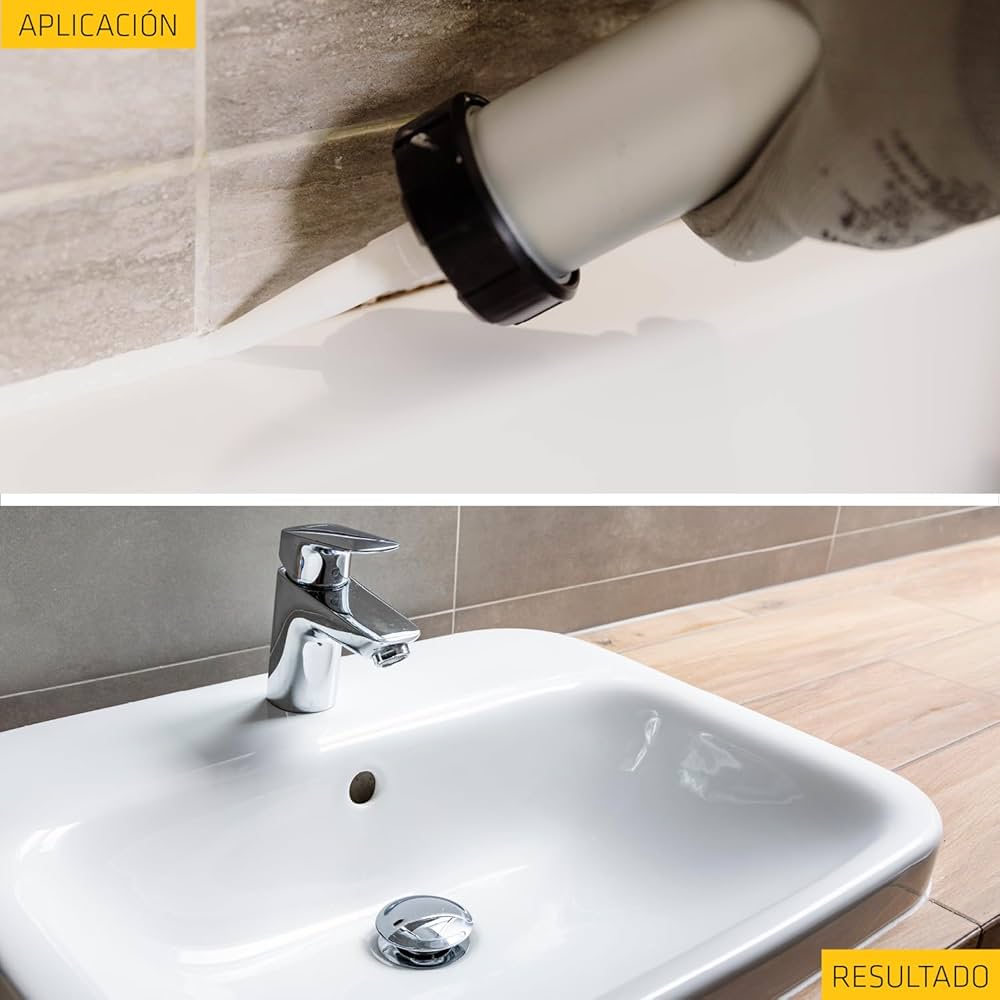 Cartouche de mastic silicone neutre sanitaire 300ml SikaSeal-175