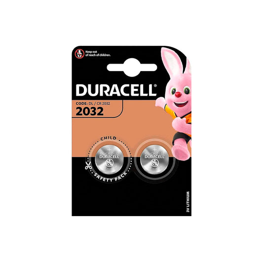 Pack de 2 piles bouton au lithium Duracell Plus Power CR2032 3 V