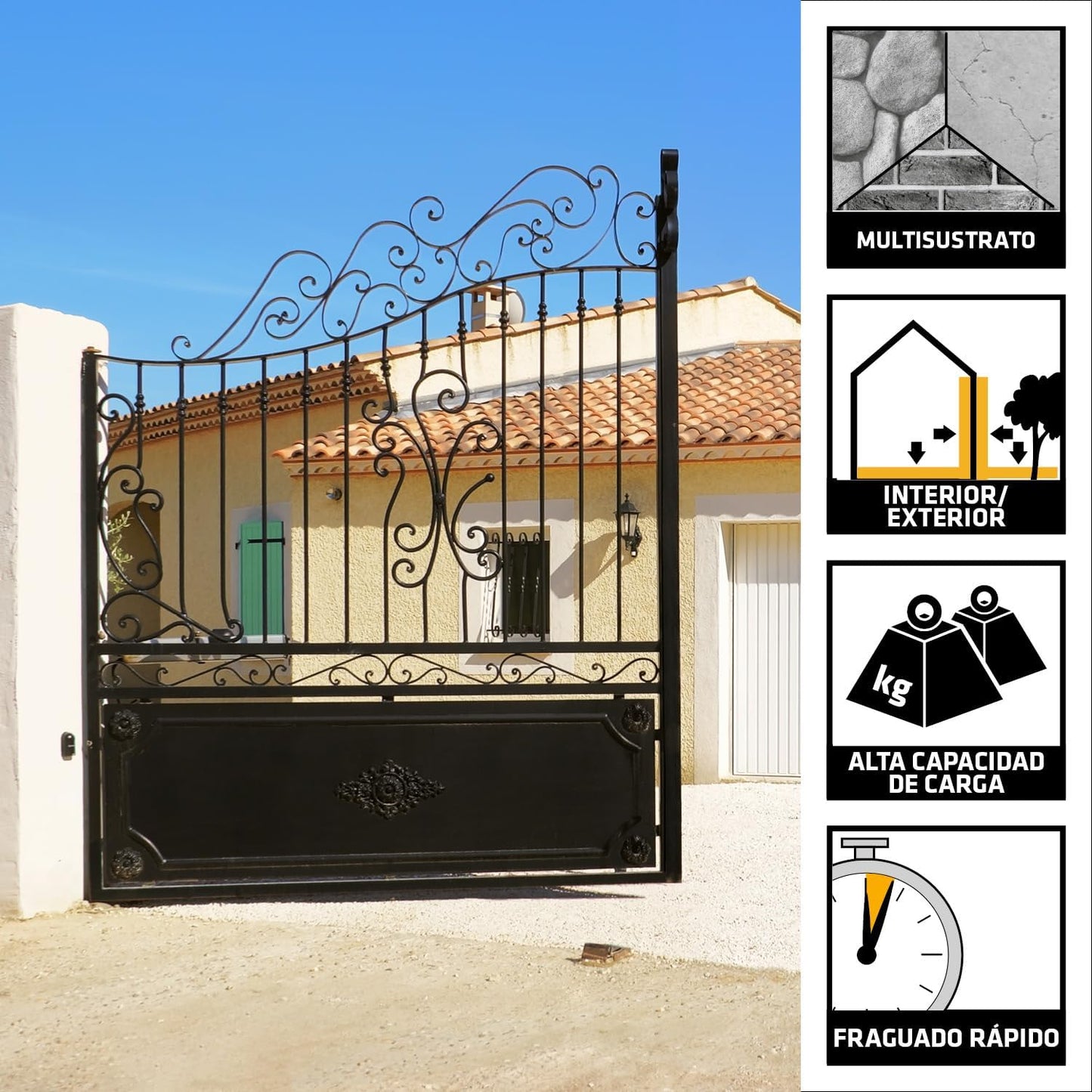 Cartucho Adhesivo de curado rápido para anclajes Componente A+B 300ml Sika AnchorFix-1