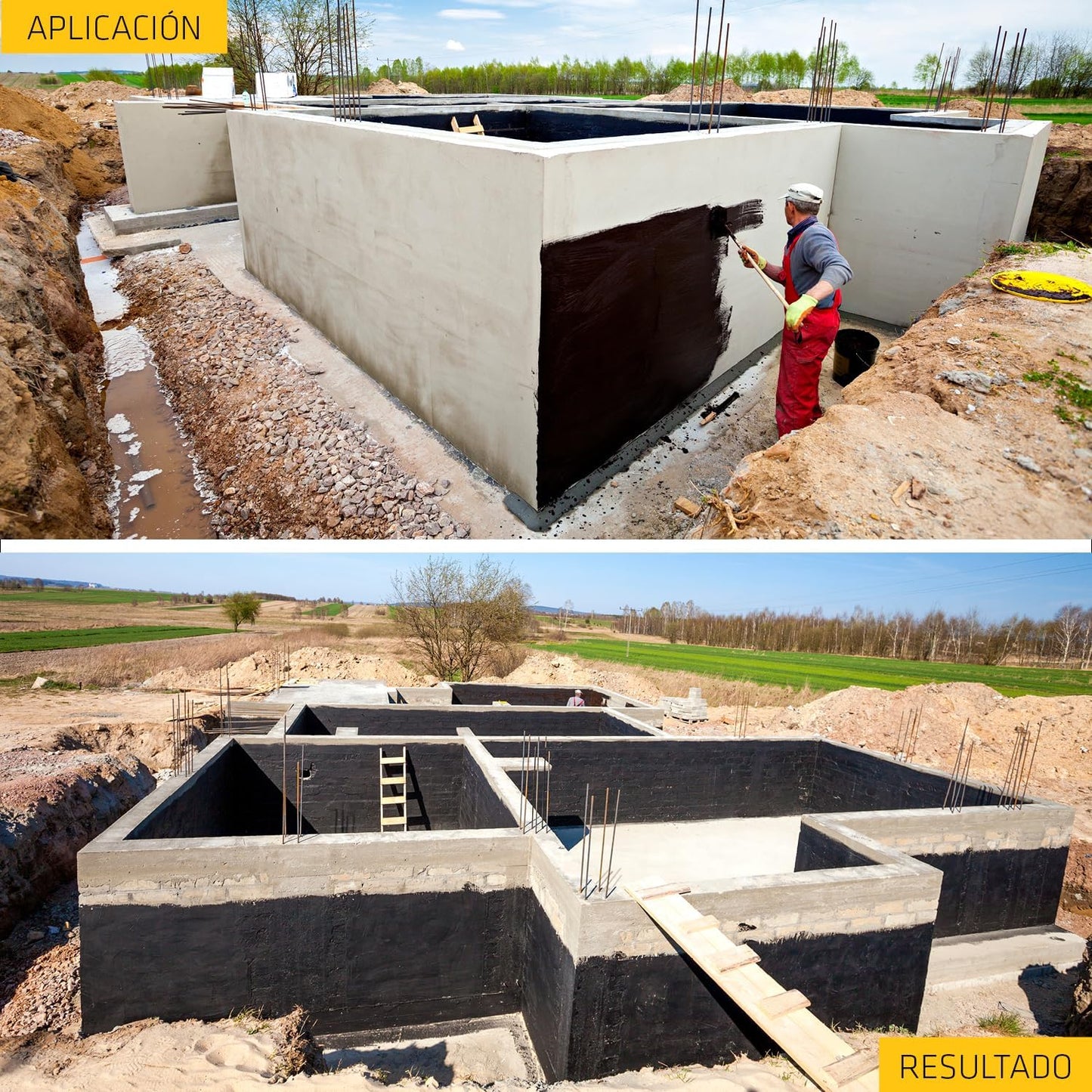 Émulsion bitumineuse pour primaire de fond de teint Igol-A 5 kg Sika