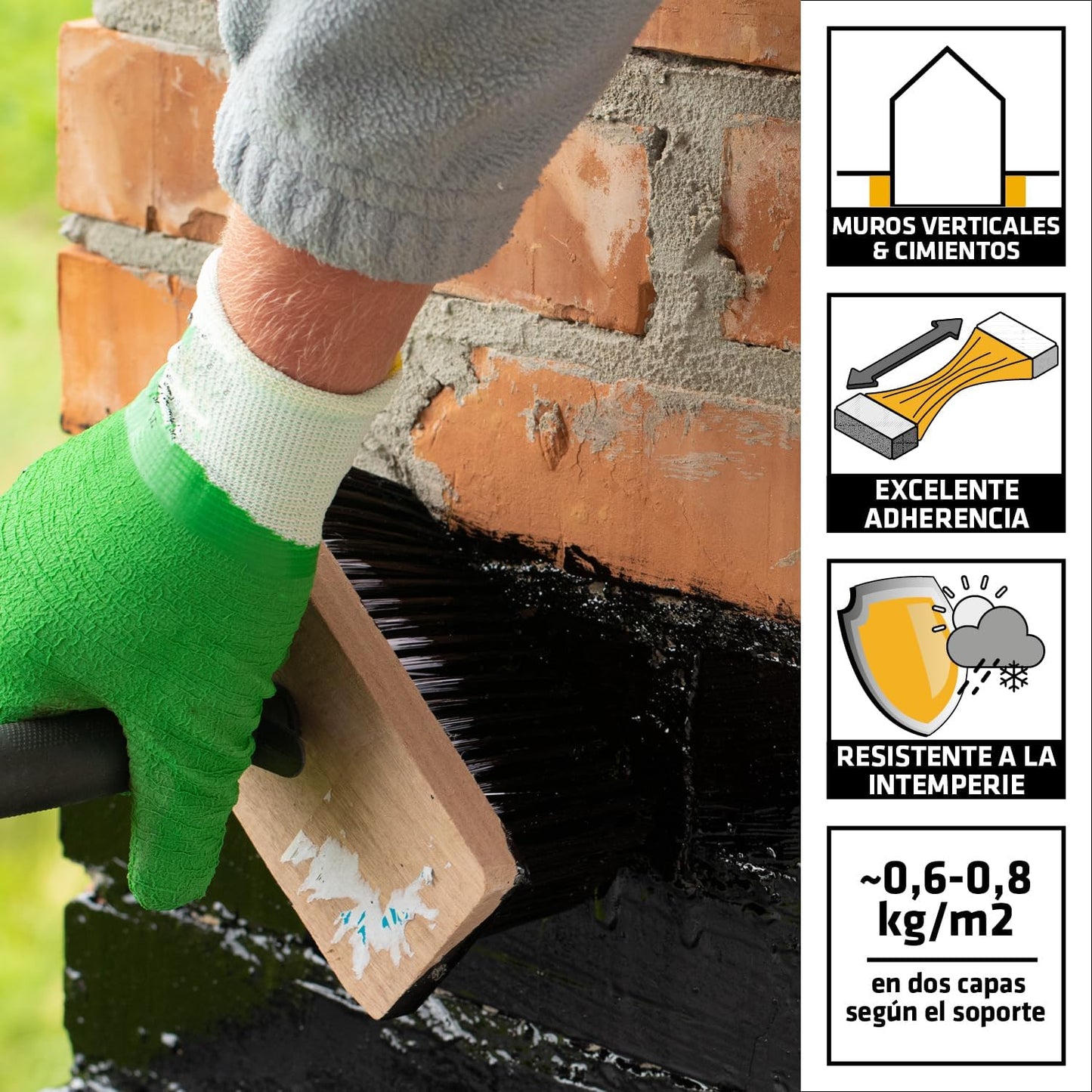 Émulsion bitumineuse pour primaire de fond de teint Igol-A 5 kg Sika