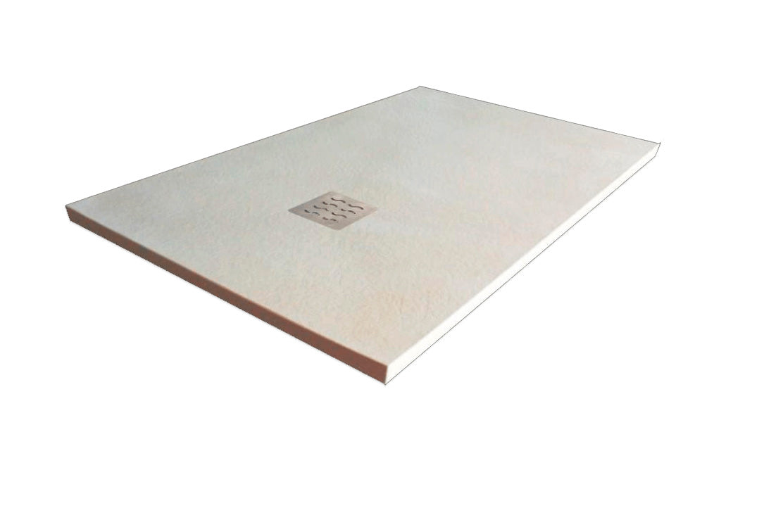 Plato de ducha Premium Textura pizarra natural con Sumidero 80x140cm