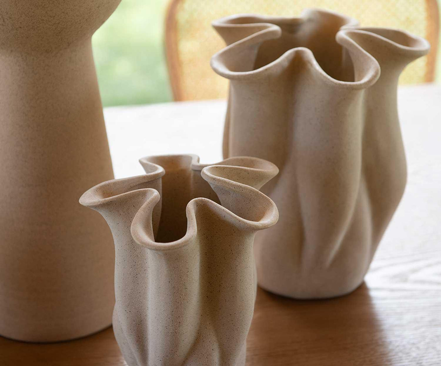 Vase à fleurs en céramique 20 x 19,5 x 24 cm Andrea House