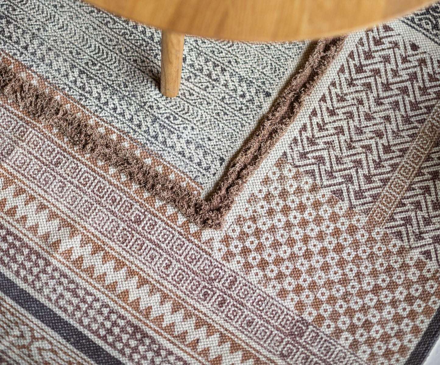 Tapis ethnique en coton 120 x 180 cm Andrea House