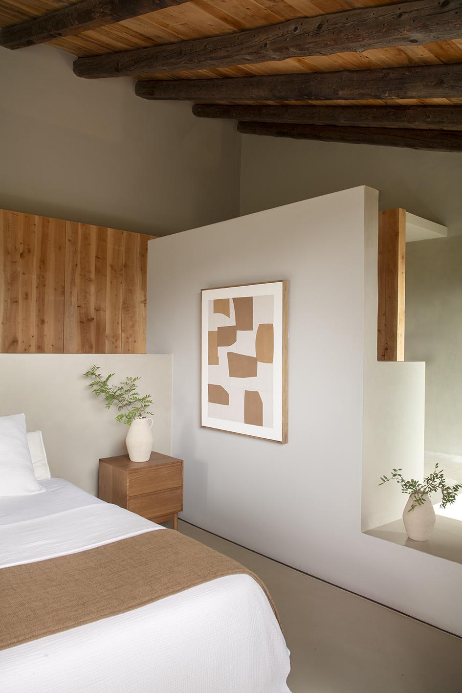 Vase en grès beige Masaka 30 cm Andrea House