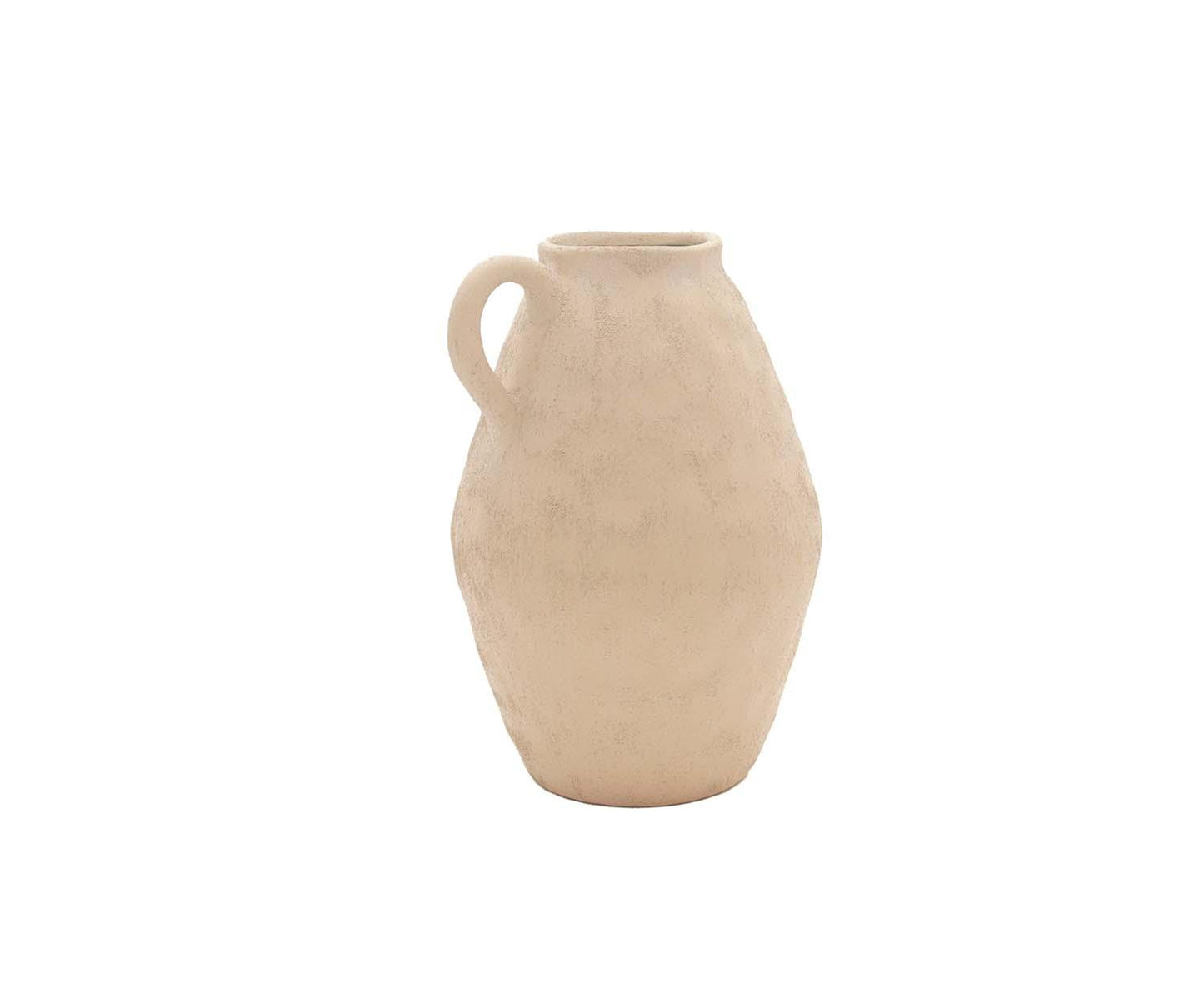 Vase en grès beige Masaka 30 cm Andrea House