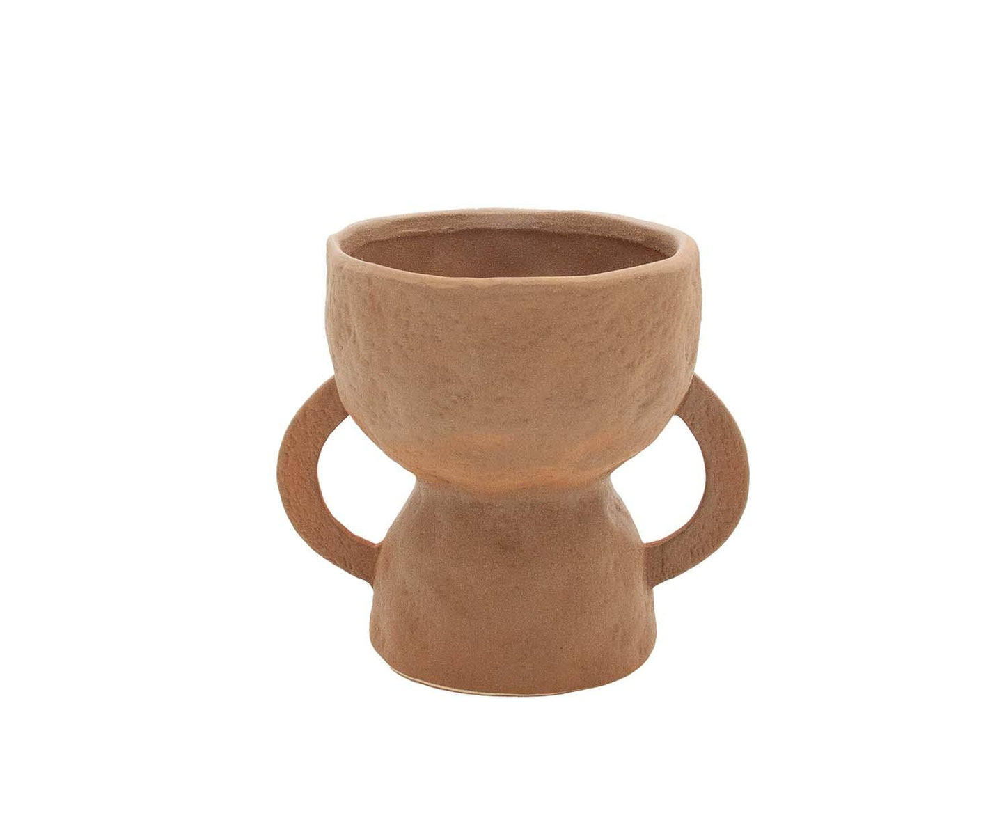 Vase trophée en céramique brune Migori Andrea House