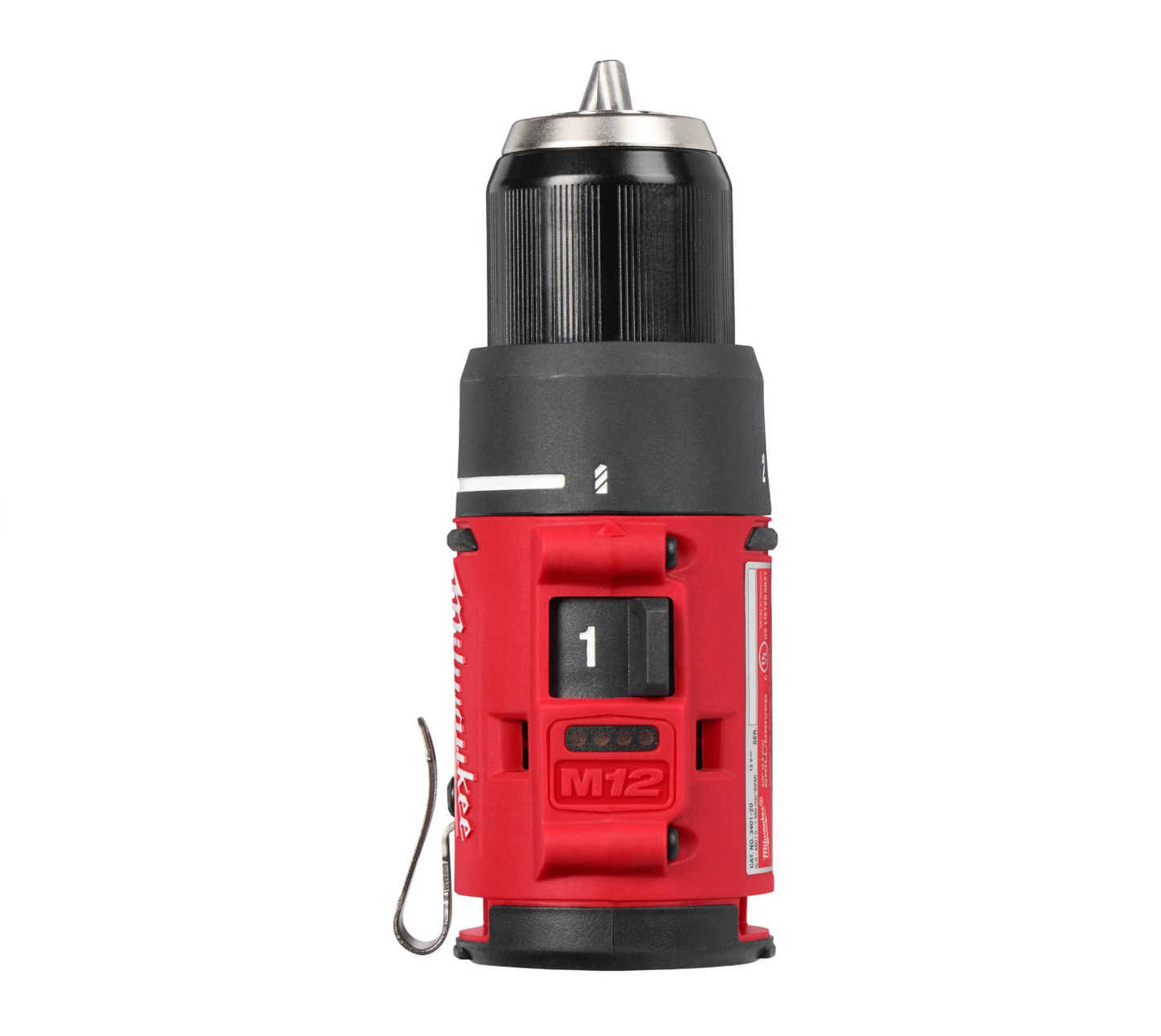 Perceuse-visseuse à percussion + 2 batteries 2.0Ah + Chargeur + Coffret Milwaukee M12 BLDDRC-202C