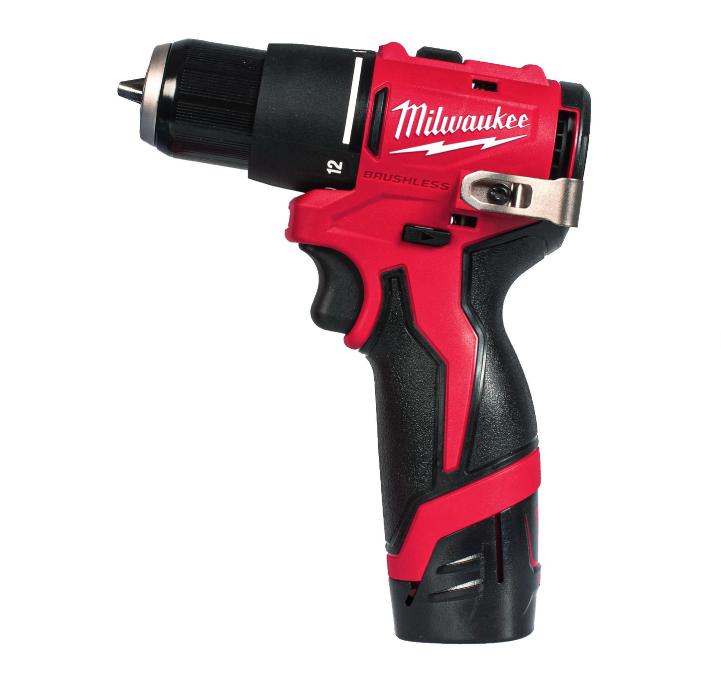Perceuse à percussion subcompacte Milwaukee M12 + batterie 2 Ah + chargeur + coffret de transport M12 BLPDRC-202C