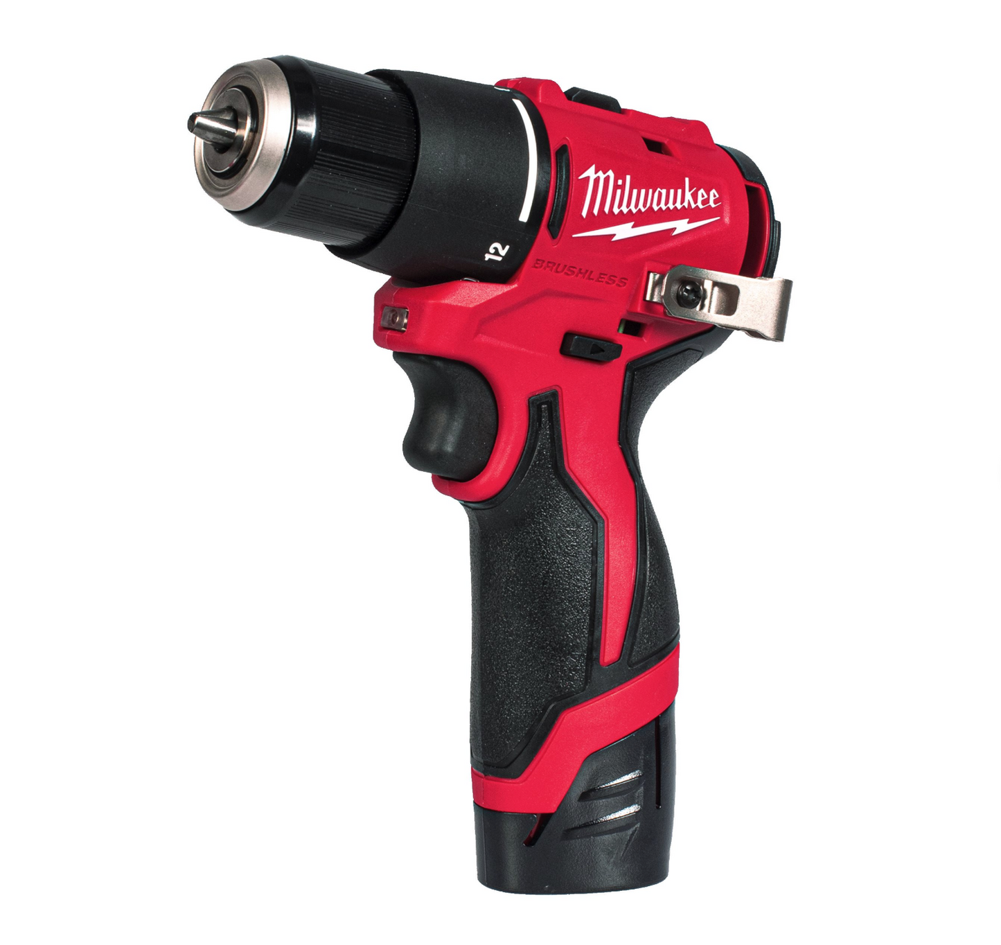 Perceuse à percussion subcompacte Milwaukee M12 + batterie 2 Ah + chargeur + coffret de transport M12 BLPDRC-202C