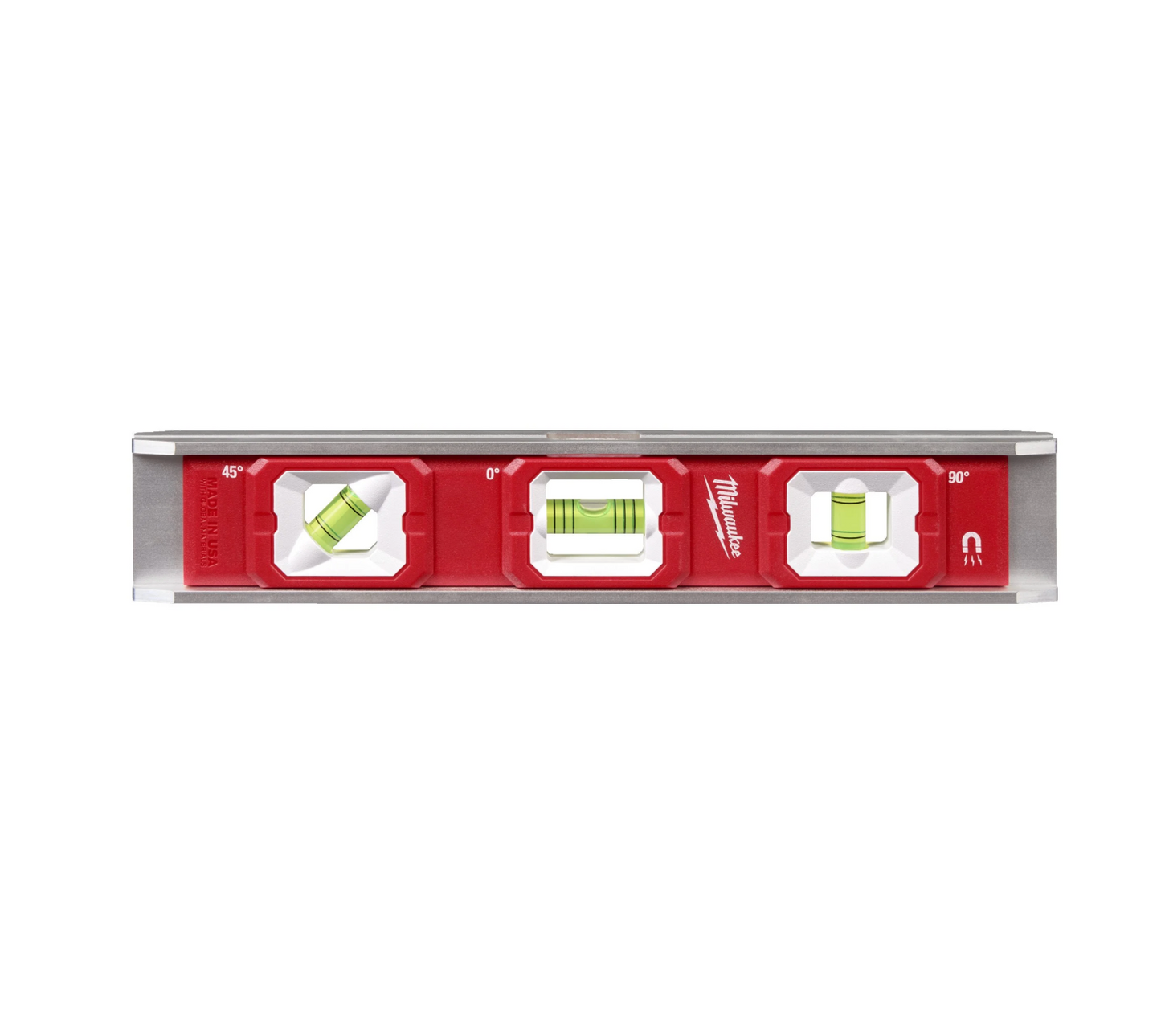 Niveau torpille à 3 fioles 25 cm Milwaukee