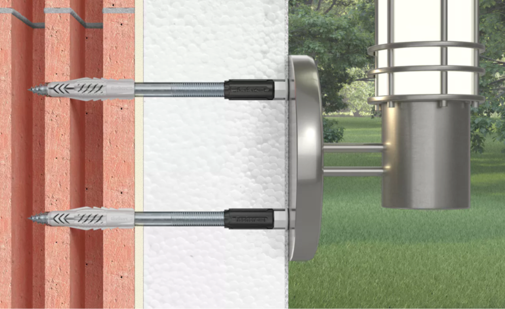 Boîte 2 ancrages pour façades avec isolant thermique TherMax 8/100 M6 Fischer