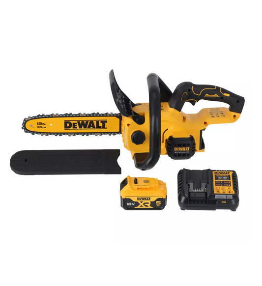 Tronçonneuse compacte Dewalt XR 18 V 30 cm avec batterie et chargeur DCMCS565P1