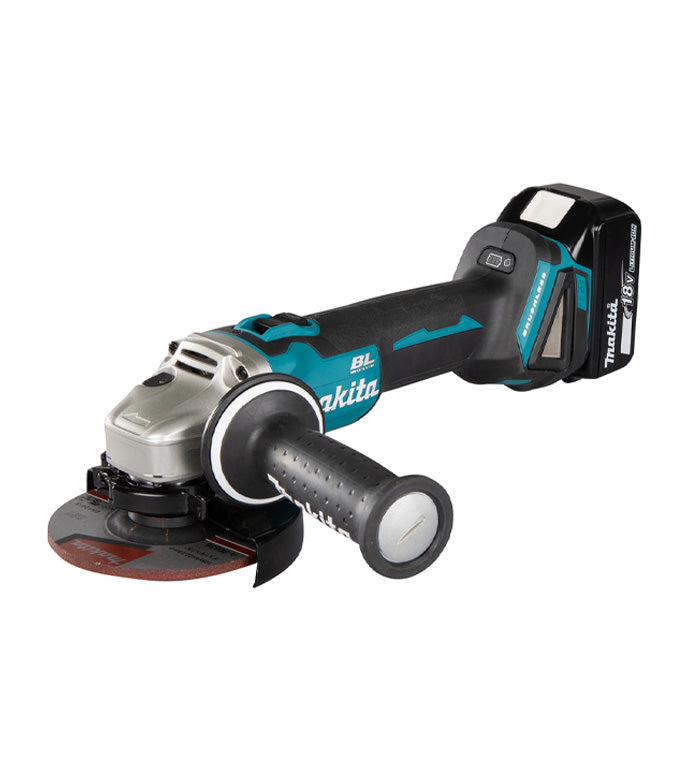 Kit combiné Makita DLX2552TJ 18V : Perceuse DHP492 + Meuleuse DGA504 + 2 batteries 5 Ah + Chargeur + Coffret de transport