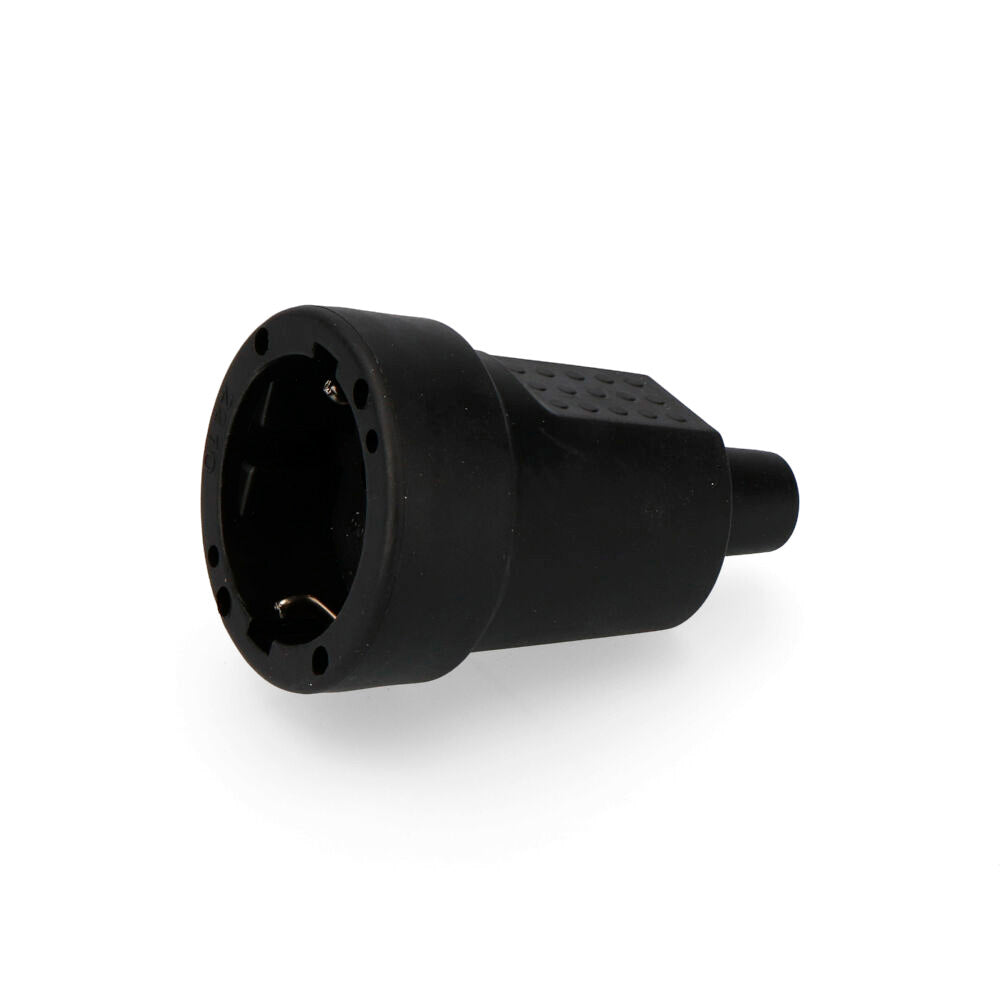 Base aérienne en caoutchouc T/TL 10/16A 250V Noir EDM E42103