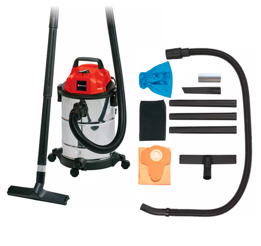 Aspirateur eau et poussière 20 L 1250 W Einhell TC-VC 1820 S