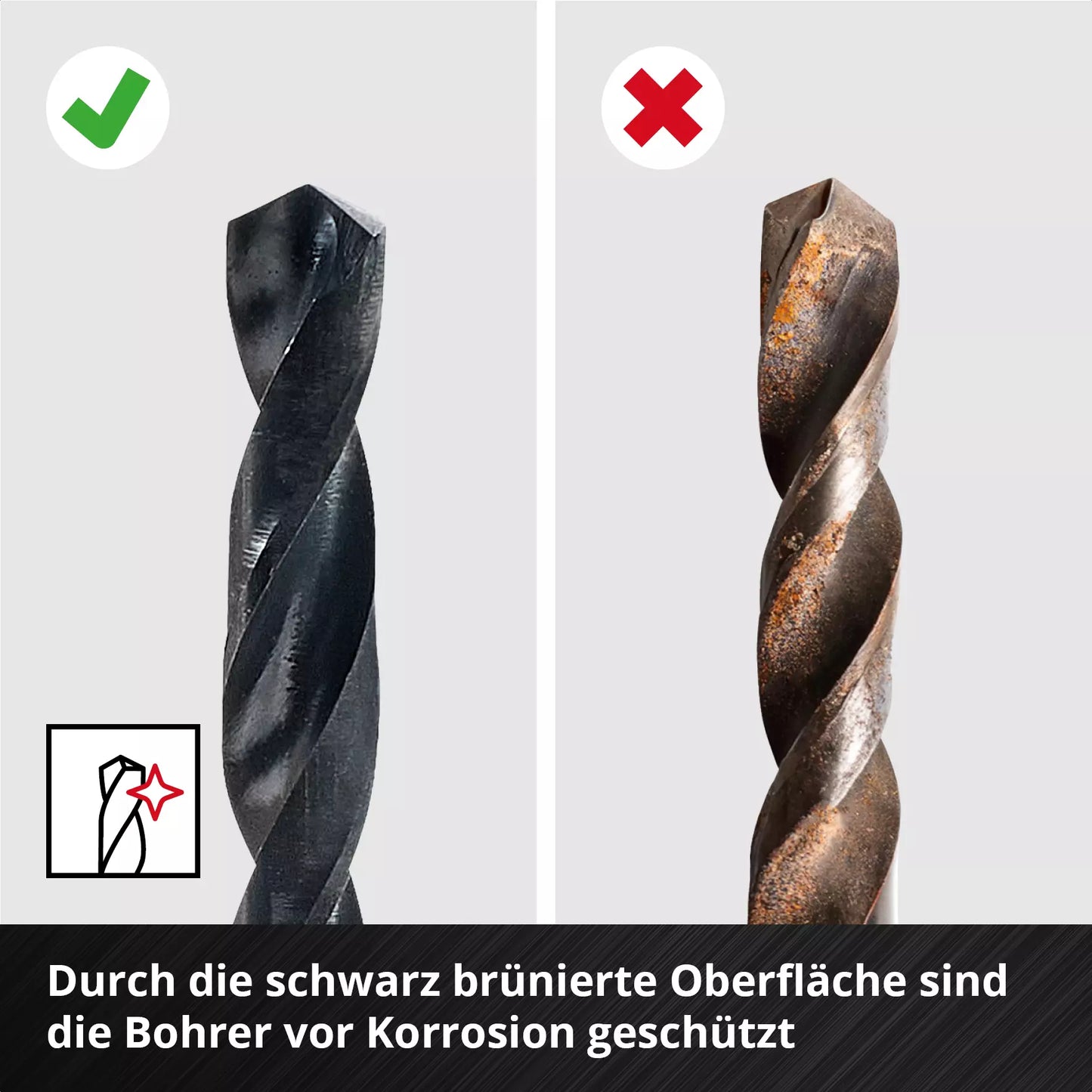 Juego de 6 brocas HSS-R LS Einhell 49423006