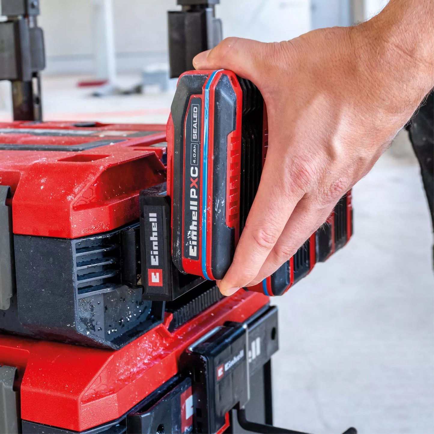 Support de batterie pour système Einhell E-Case