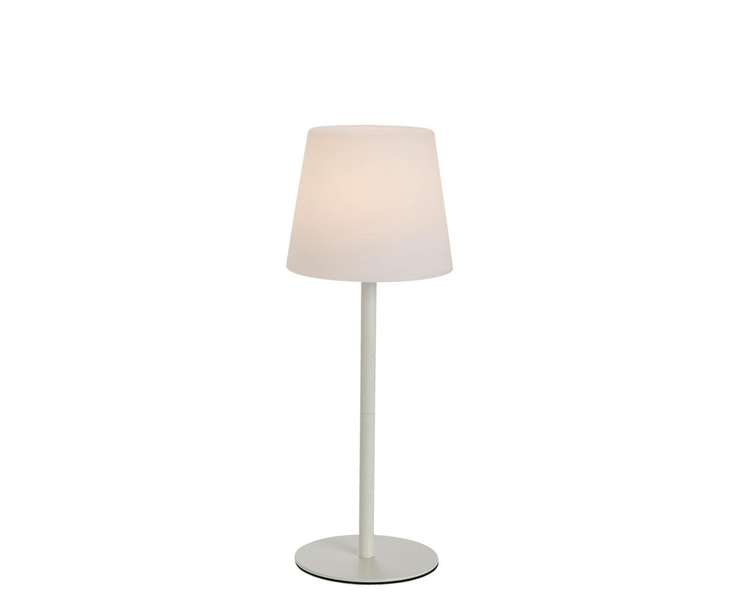 Lampe LED sans fil en métal blanc Andrea House