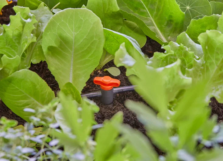 Plaquette thermoformée de 3 unités Gardena 13217-16, vanne de régulation et d'arrêt de 4,6 mm (3/16")