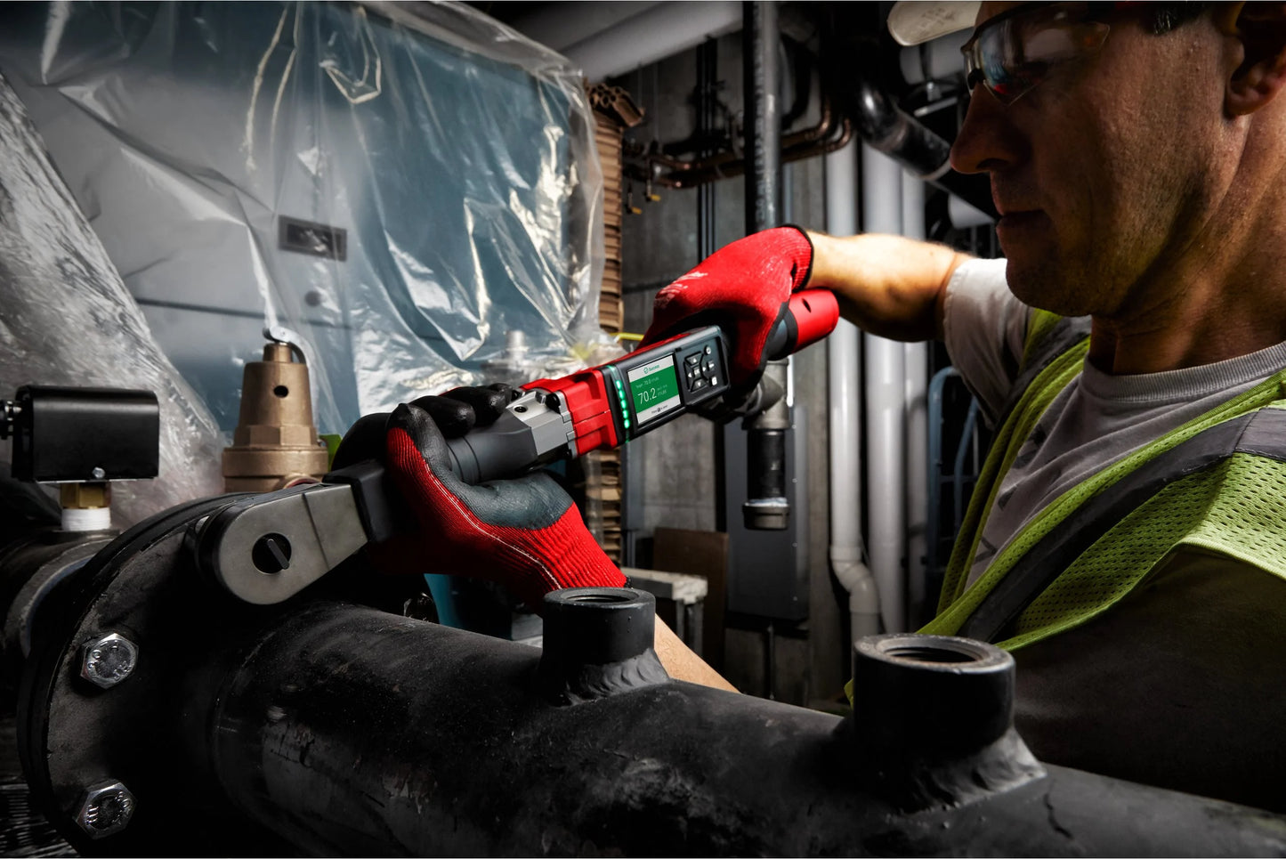 Clé à cliquet dynamométrique Milwaukee M12 Fuel One-Key 1/2" avec batterie, chargeur et étui de transport M12 ONEFTR12-201C