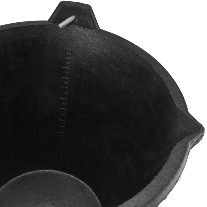 Seau industriel en caoutchouc Bellota BKCIND12BM 12 L avec anse en métal