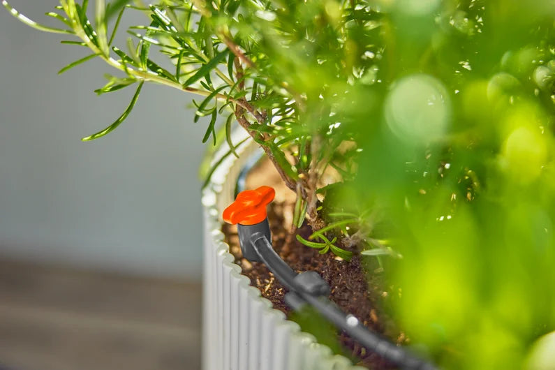 Plaquette thermoformée de 3 unités Gardena 13217-16, vanne de régulation et d'arrêt de 4,6 mm (3/16")