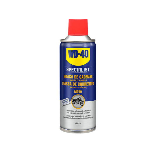 Grasa de Cadenas para Ambiente Húmedo 400ml MOTO WD-40