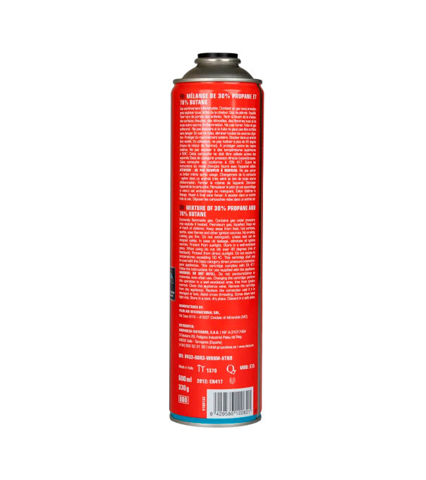Bouteille de gaz butane/propane avec basculeur 7/16", Desa 330gr DSGAS - MULTI BP330
