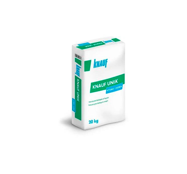 Sac de 20 kg de mastic à joints hydrofuge à prise rapide Knauf Unik Hydro 1h