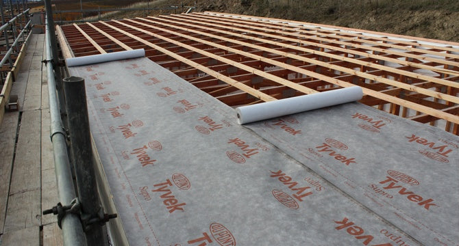 Feuilles imperméables praticables 1,5x50m TYVEK PRO 75m2 Maydisa