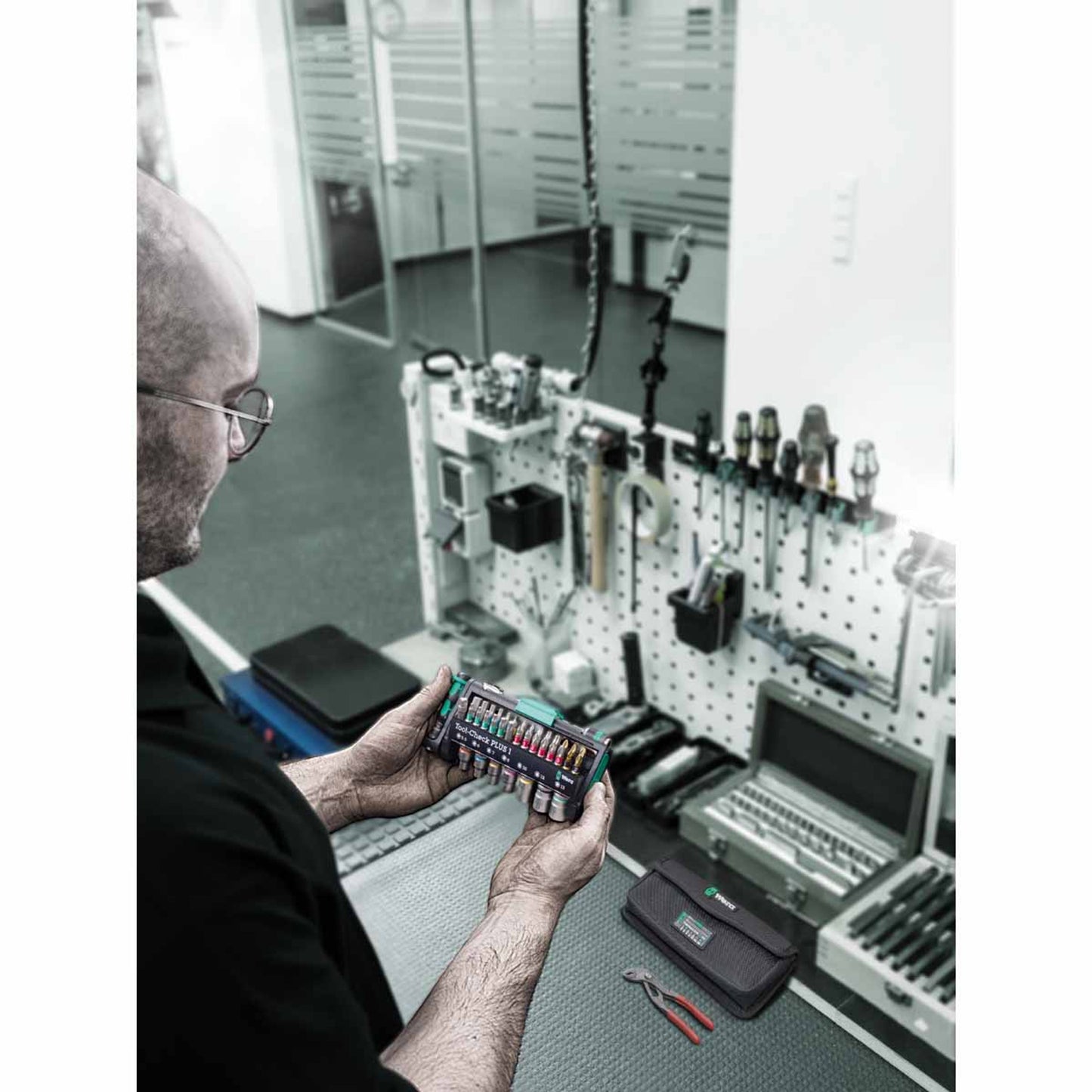 Ratchet set with sockets and bits, 39 pieces, Tool-Check PLUS 1, Wera 049055